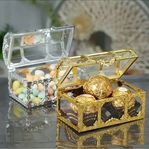 1pc Fashion Vintage Treasure Chest Jewelry Coin Storage Box For Candy/Food Too!!